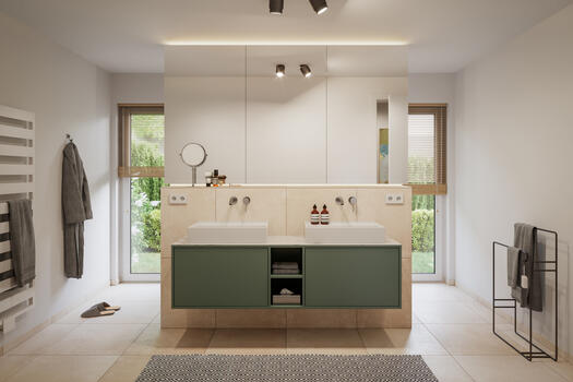 Bathrooms with a sophisticated spa ambience