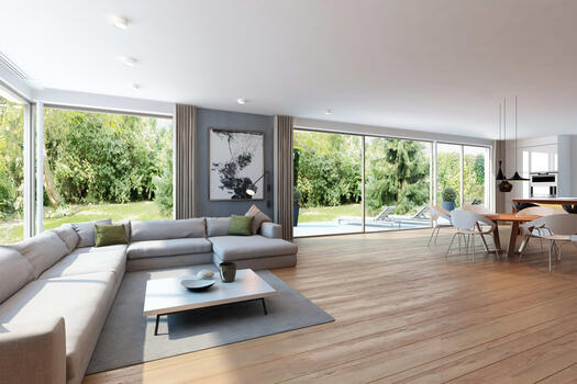 Bright living room