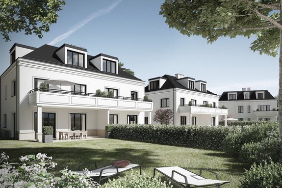 Illustration house view