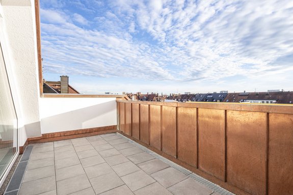 Dachterrasse mit Südausrichtung