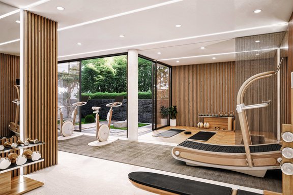 Exclusive fitness area