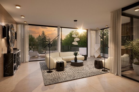 Light, space and nature in harmony