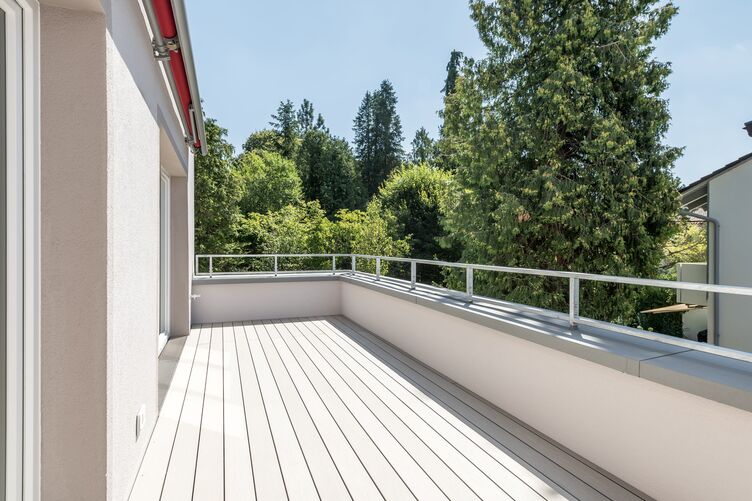 Spacious terraces