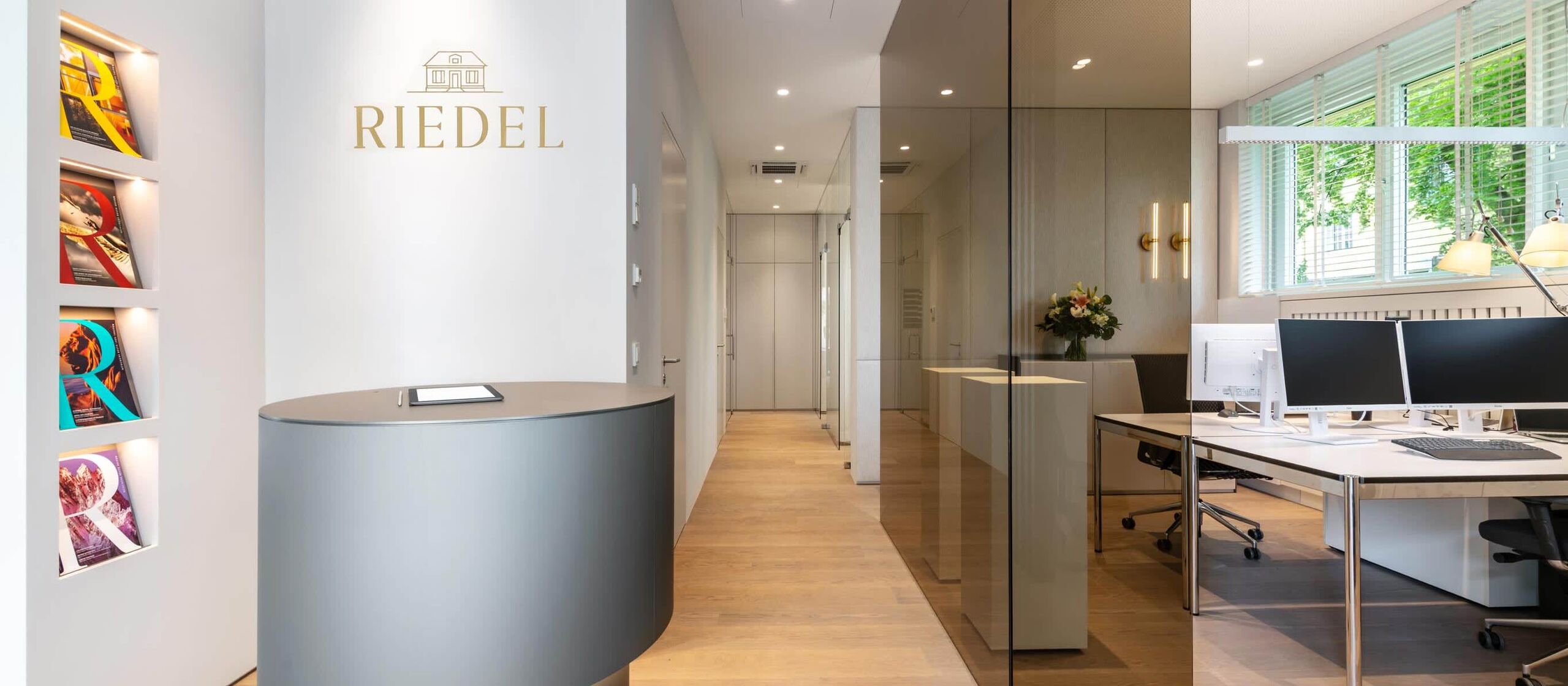 Reception Area at the RIEDEL Location in Gräfelfing