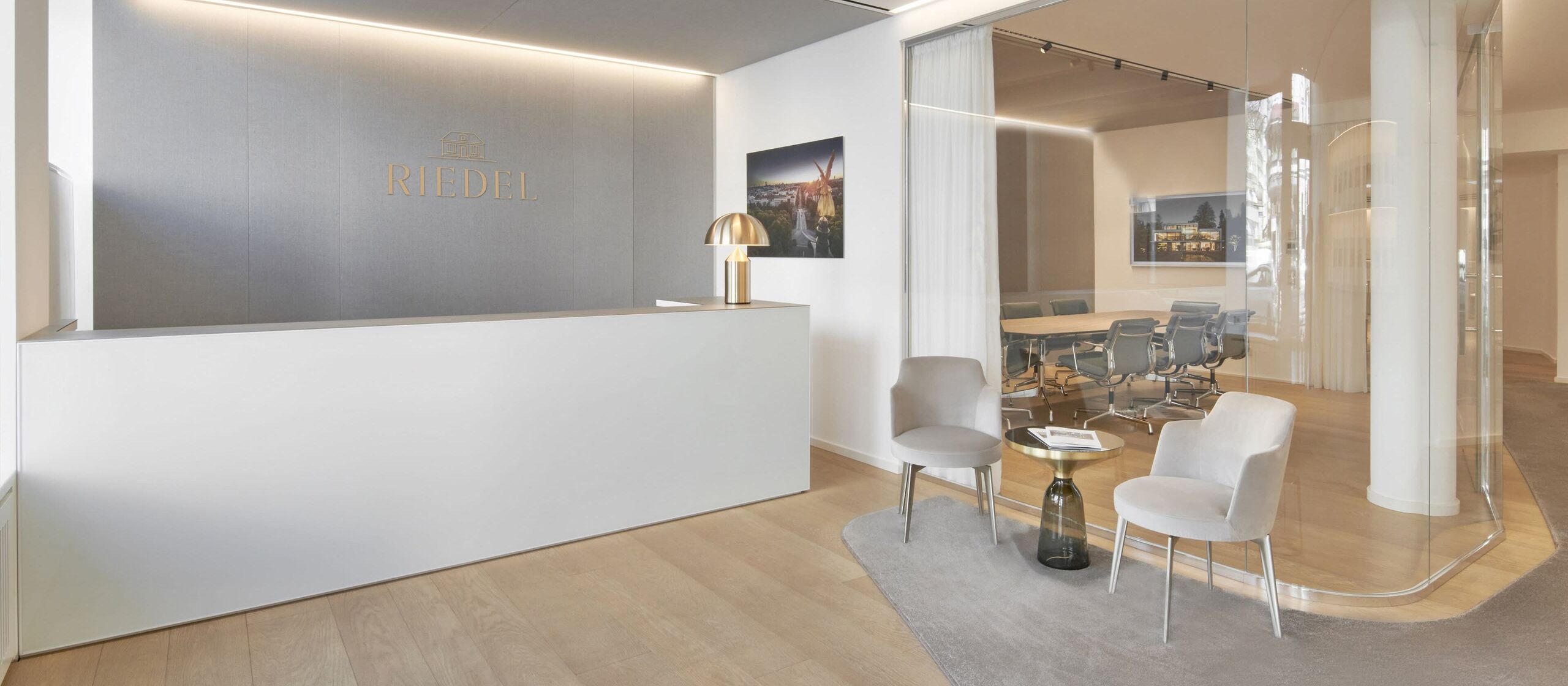 Reception Area at the RIEDEL Location in Bogenhausen
