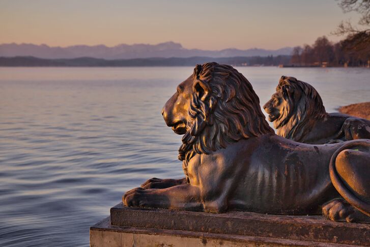 Seepromenade in Tutzing am Starnberger See